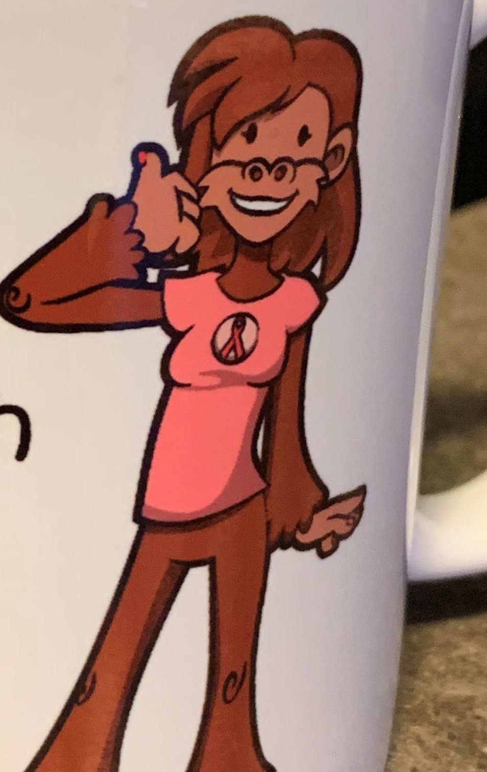 Squatchin' Country Breast Cancer support coffee mug - Let's squatch breast cancer