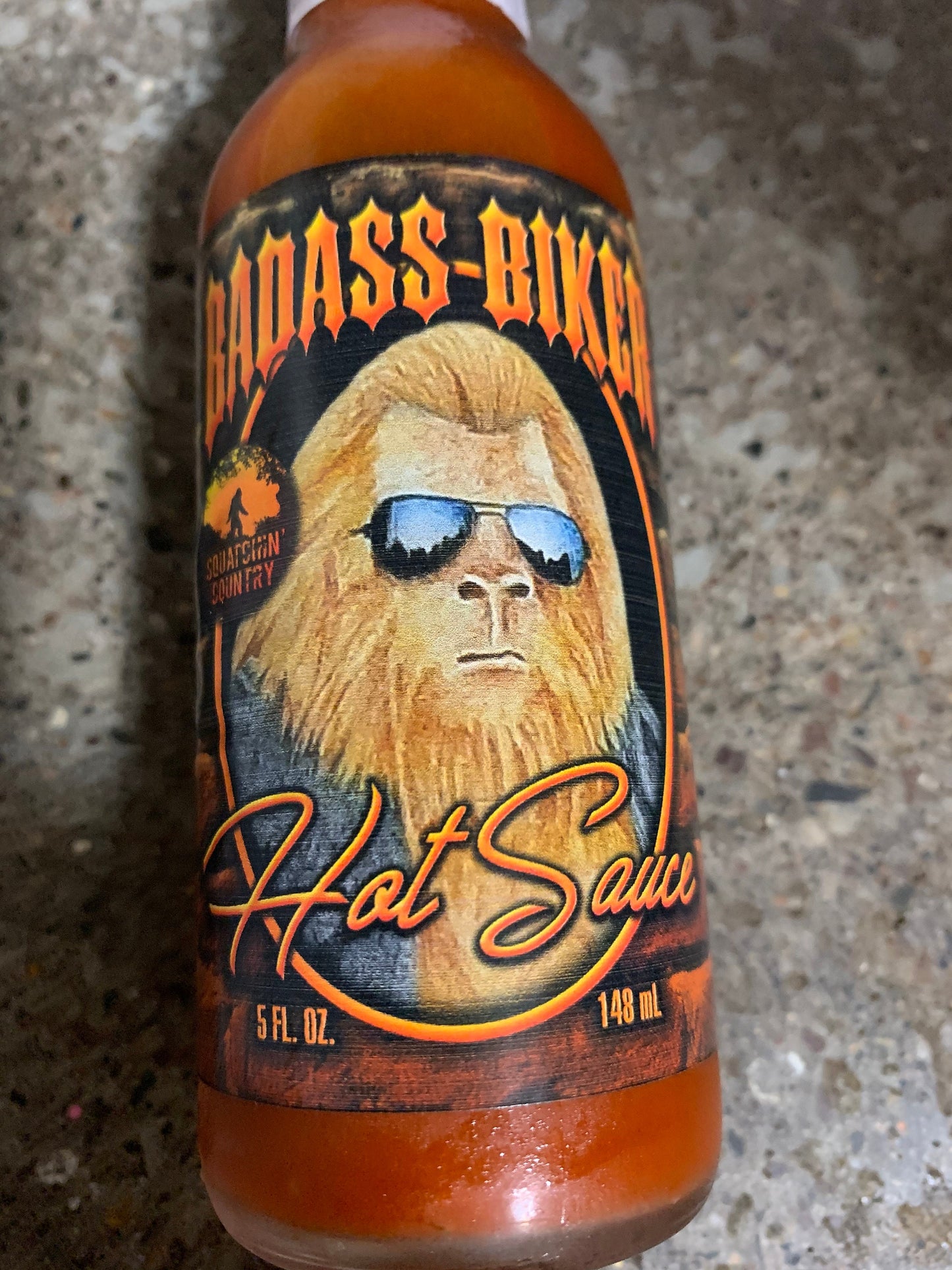 Badass Biker Hot Sauce from Squatchin' Country