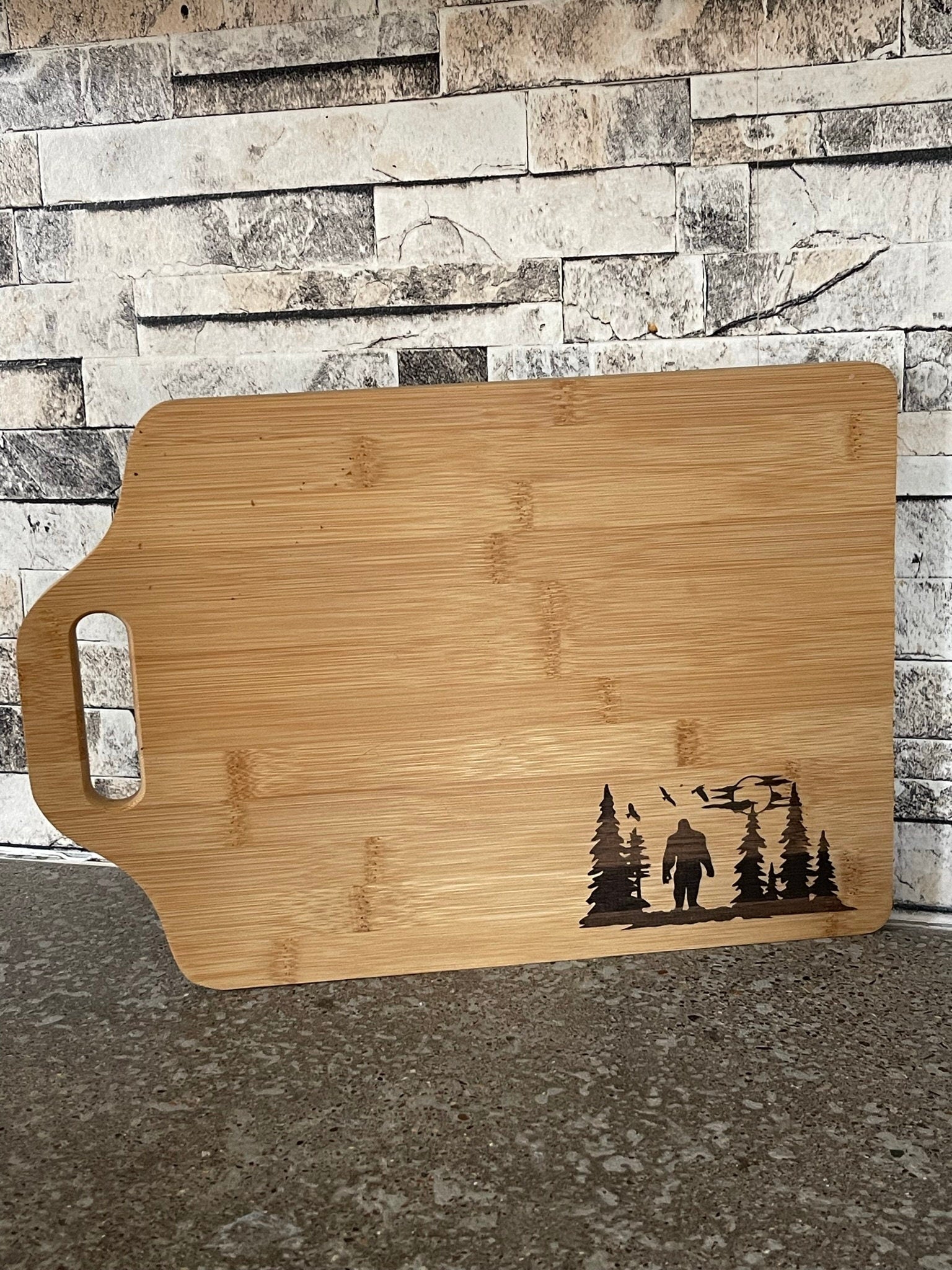 Sasquatch Bamboo Cutting Board