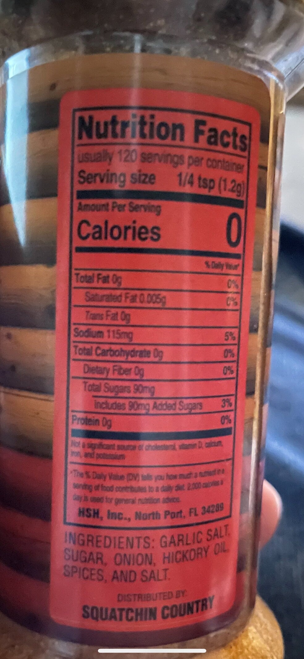 Lumberjack Larry's Hickory Barbecue seasoning from Squatchin' Country