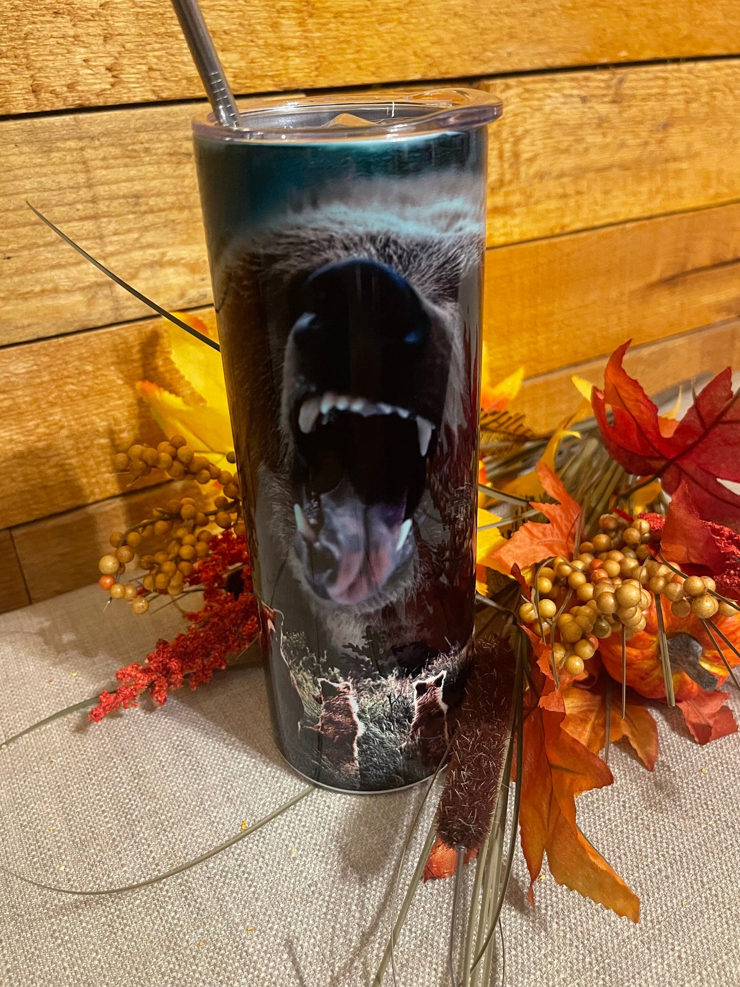 20oz thermal tumblers - bear | moose | Northern lights | bigfoot