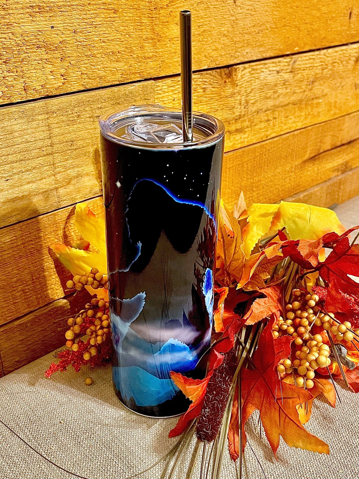 20oz thermal tumblers - bear | moose | Northern lights | bigfoot