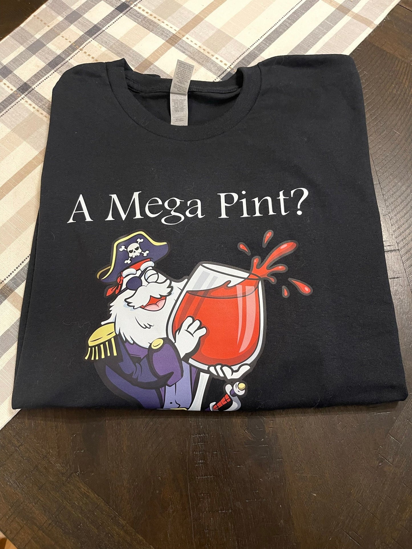 Captain Yeti Mega Pint T-shirt by Squatchin' Country