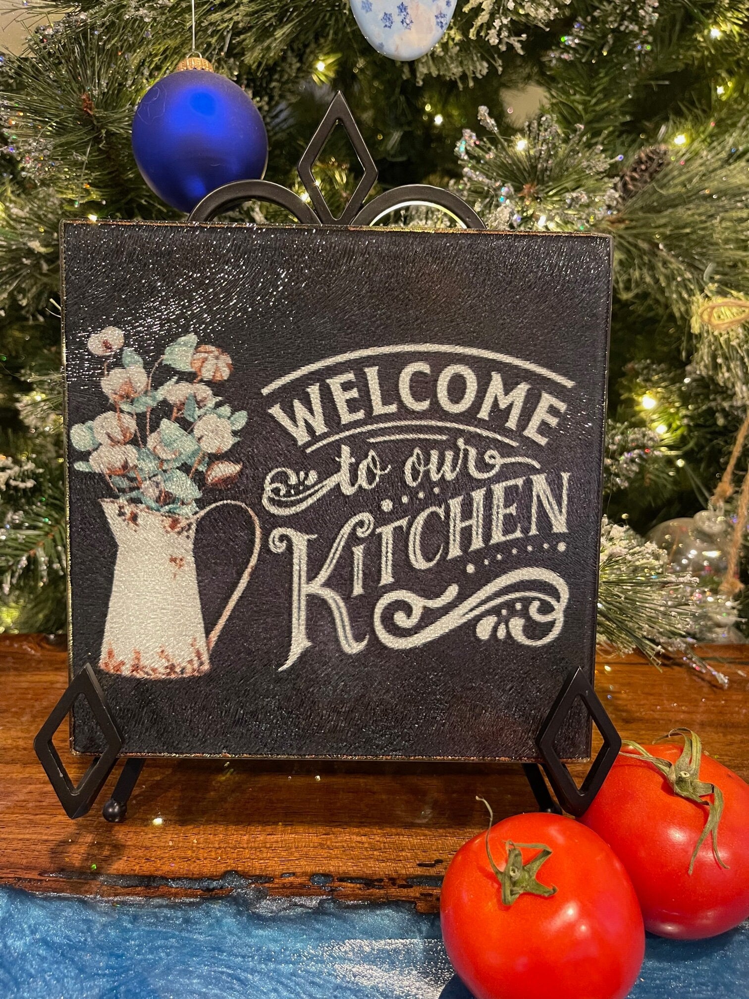 Welcome to our Kitchen glass cutting board Square - designer, decor