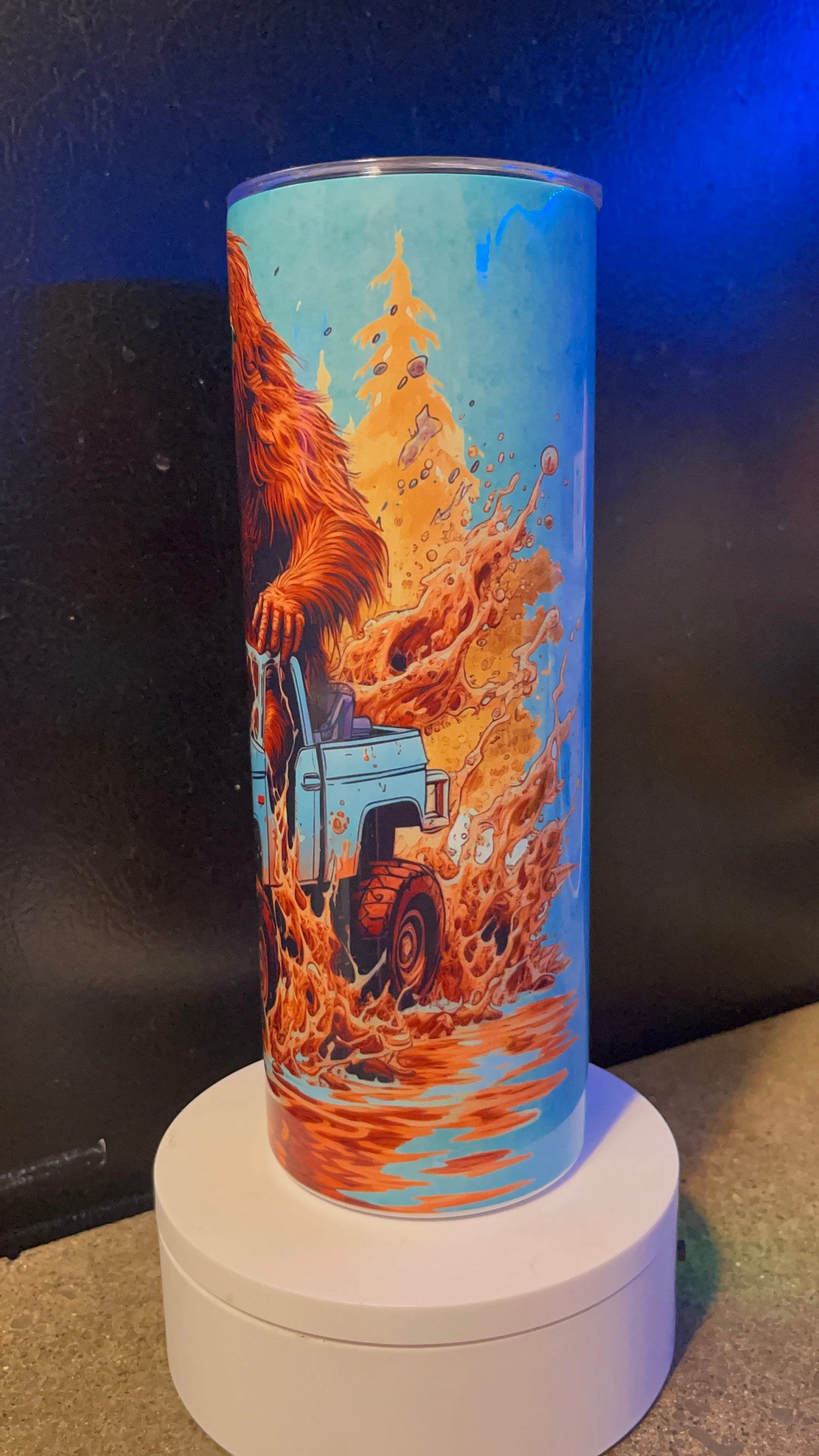 Bigfoot 4x4 four wheelin mudding - 20 oz tumbler