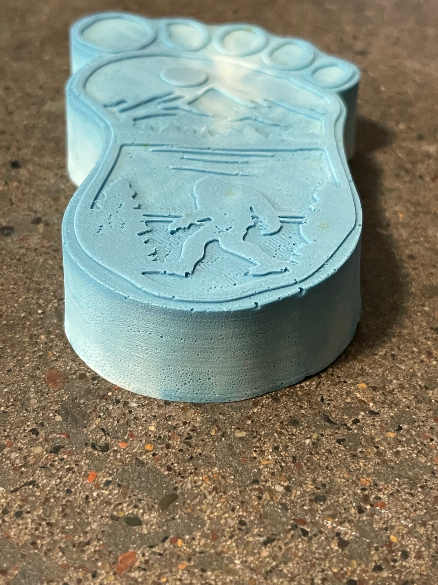 Bigfoot jumbo nature scene Musk scented soap bar