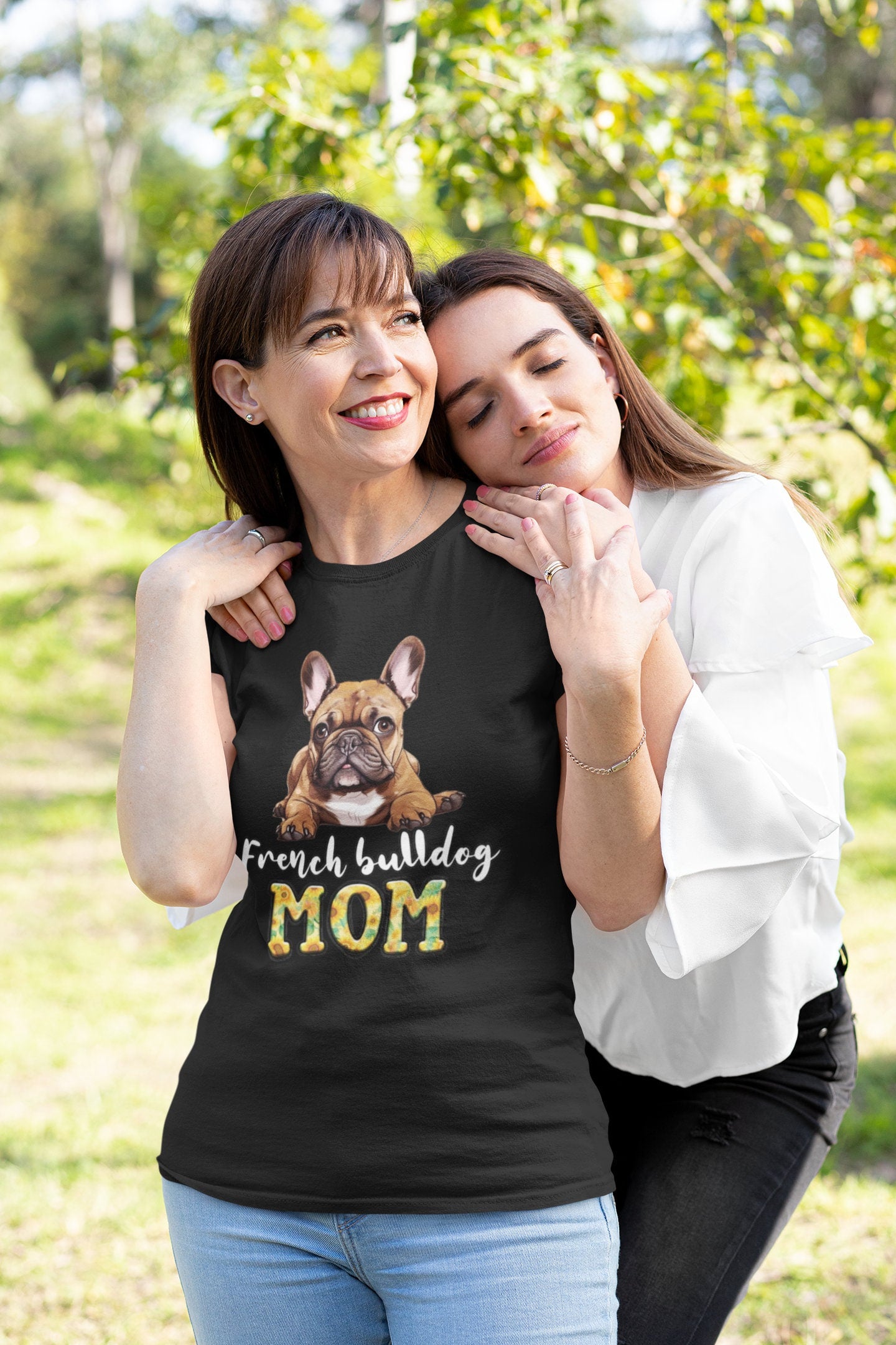 French bulldog Mom frenchie t-shirt - choose your design