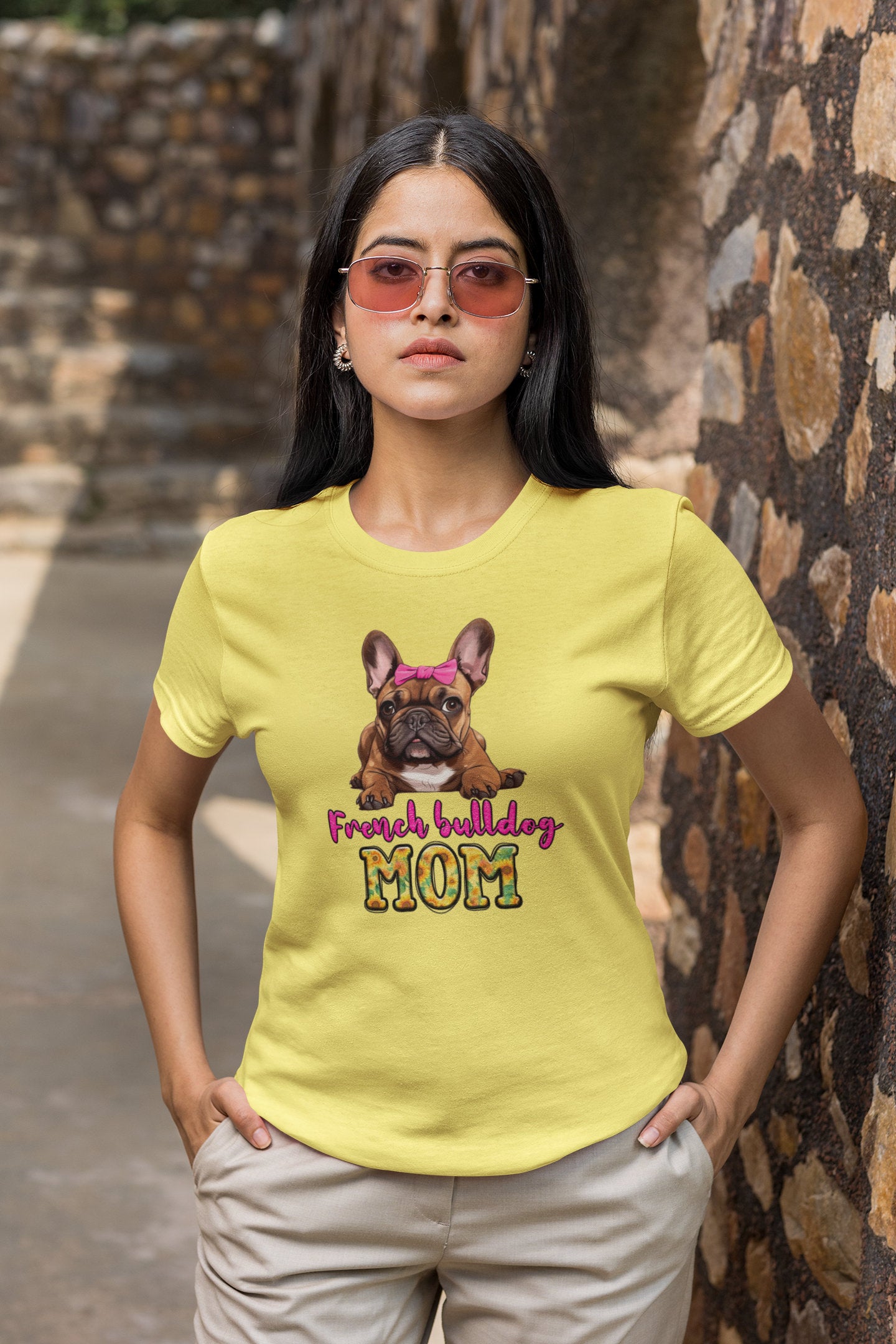 French bulldog Mom frenchie t-shirt - choose your design
