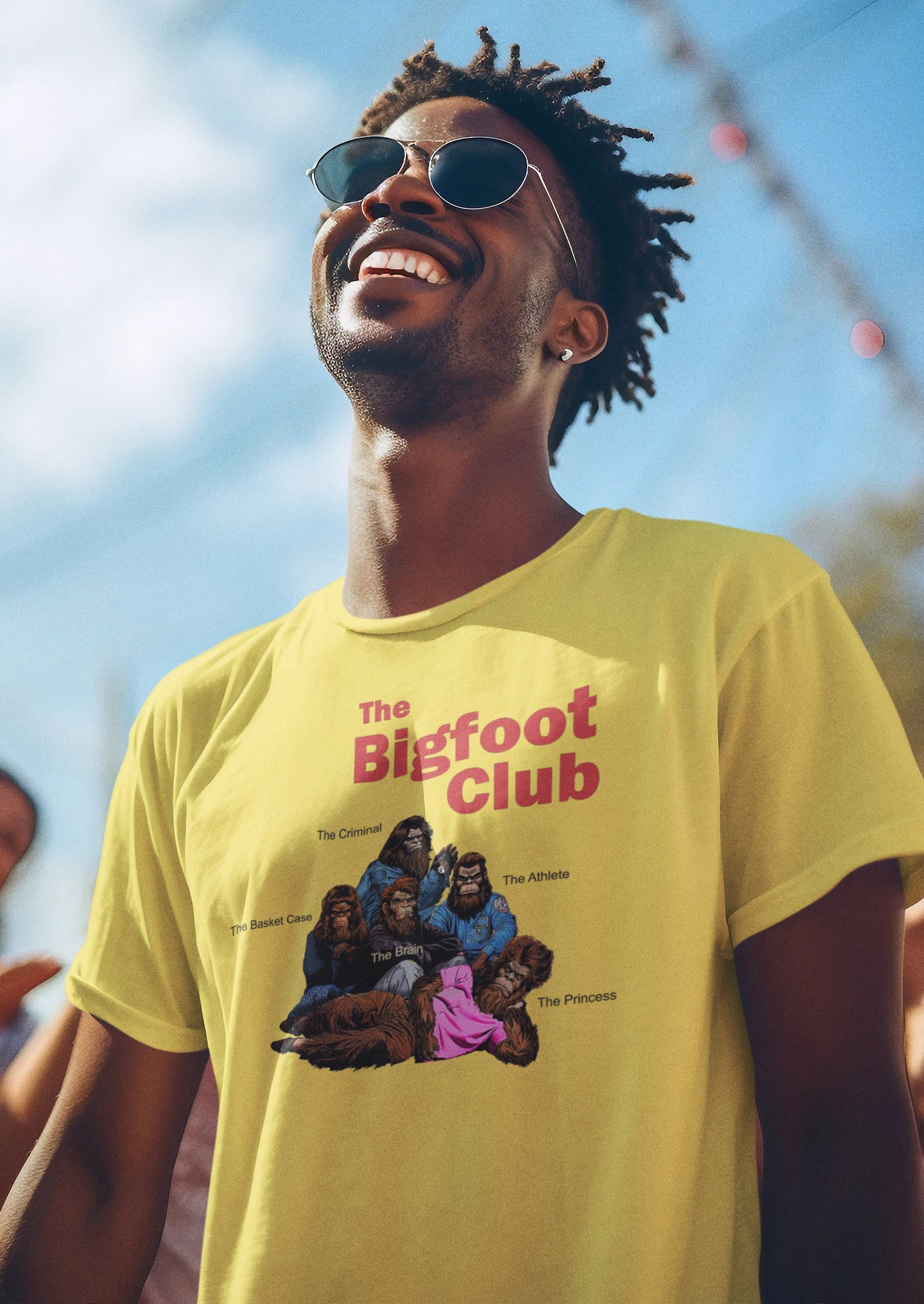 The Bigfoot Club t-shirt (yellow)