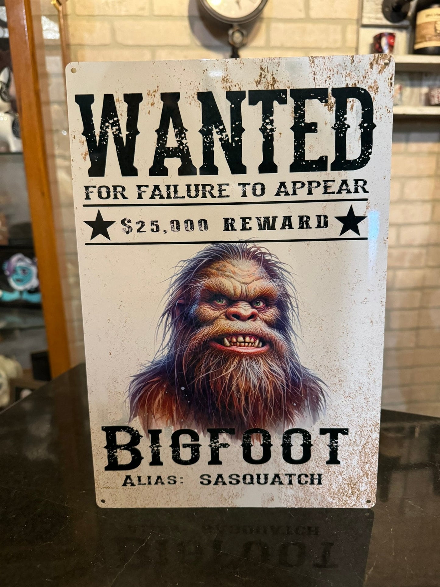 Bigfoot - Wanted signs - choose your design