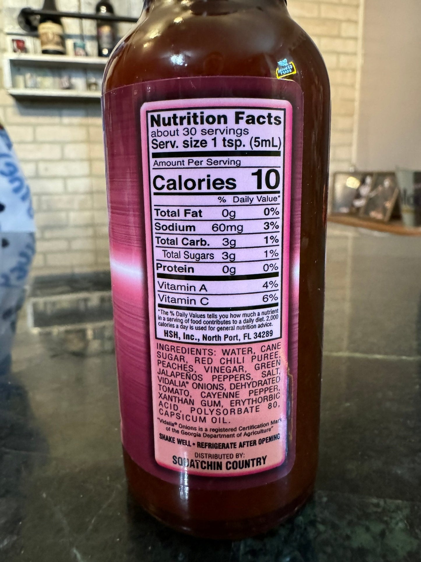 Miss Squatch's Sweet & Sassy Peach Hot Sauce from Squatchin' Country