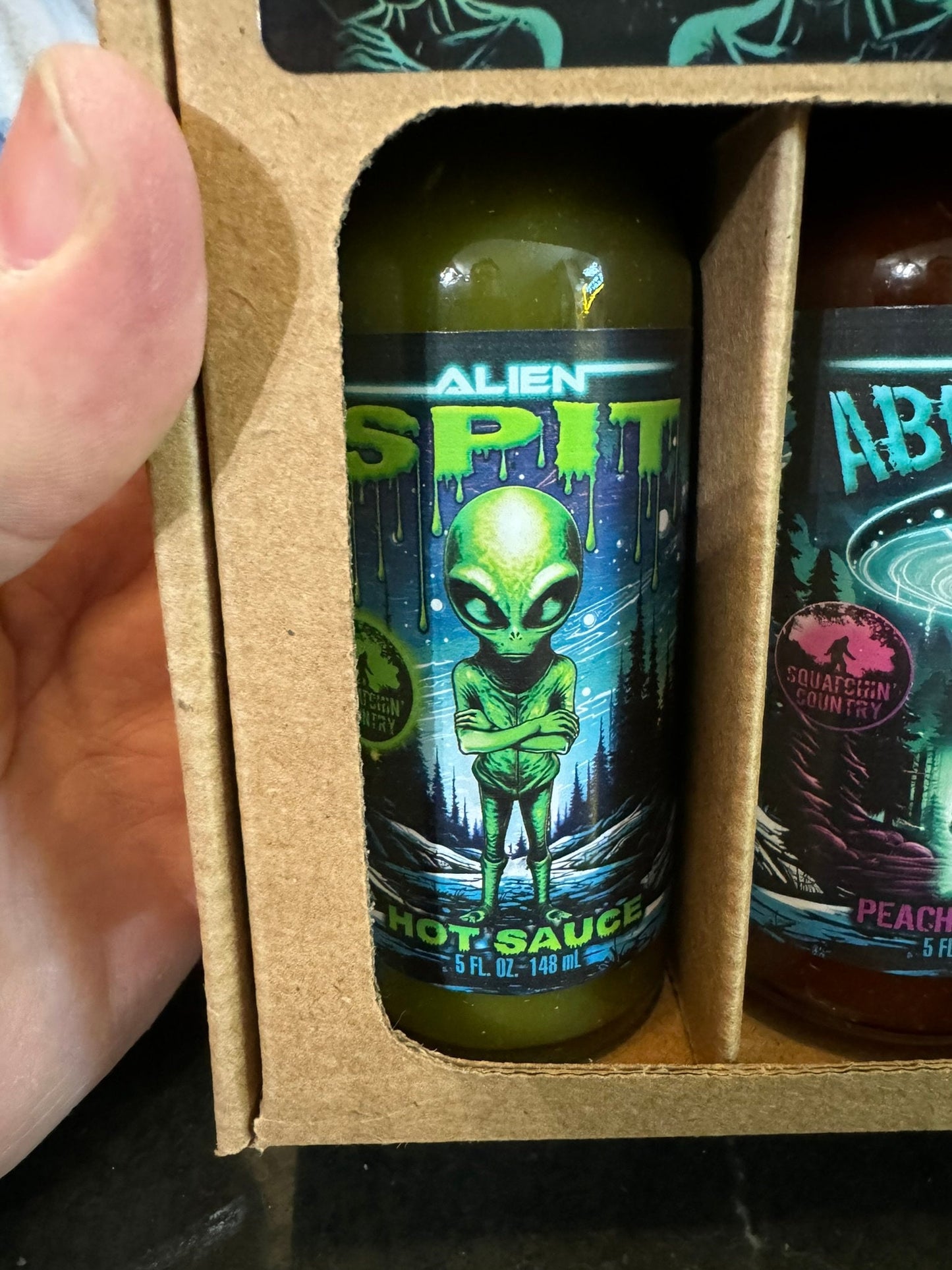 Alien Hot Sauce 2 pack Gift set from Squatchin' Country