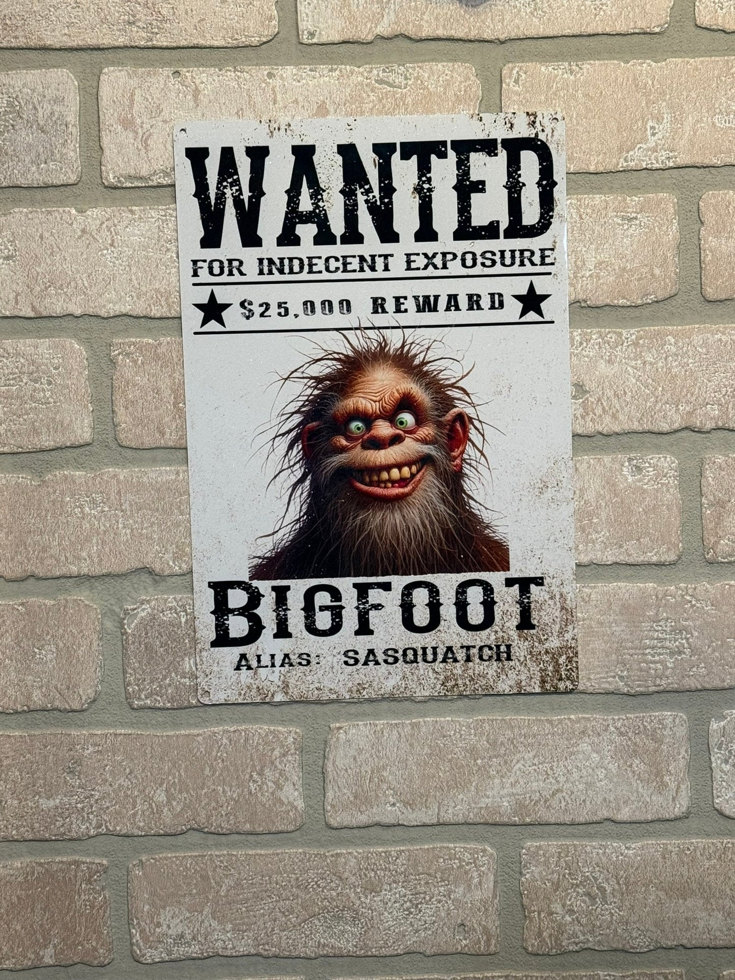 Bigfoot - Wanted signs - choose your design