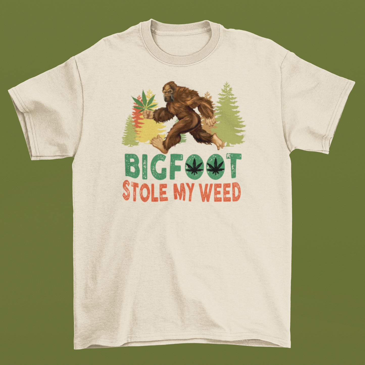 Bigfoot stole my weed t-shirt (black)