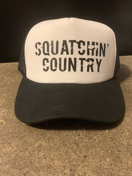 Squatchin' Country snap-back caps