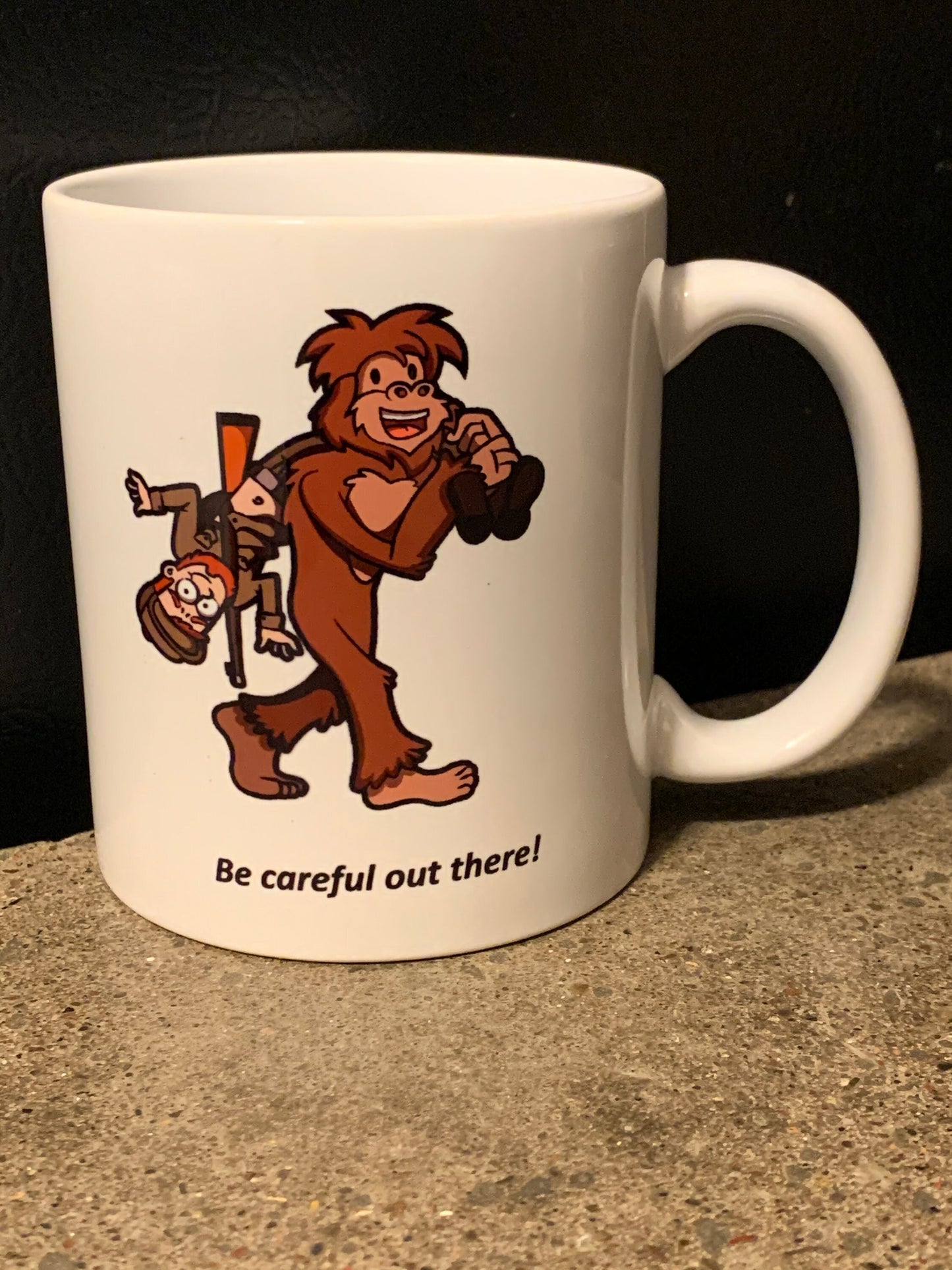 Squatchin' Country hunting sasquatch coffee mug