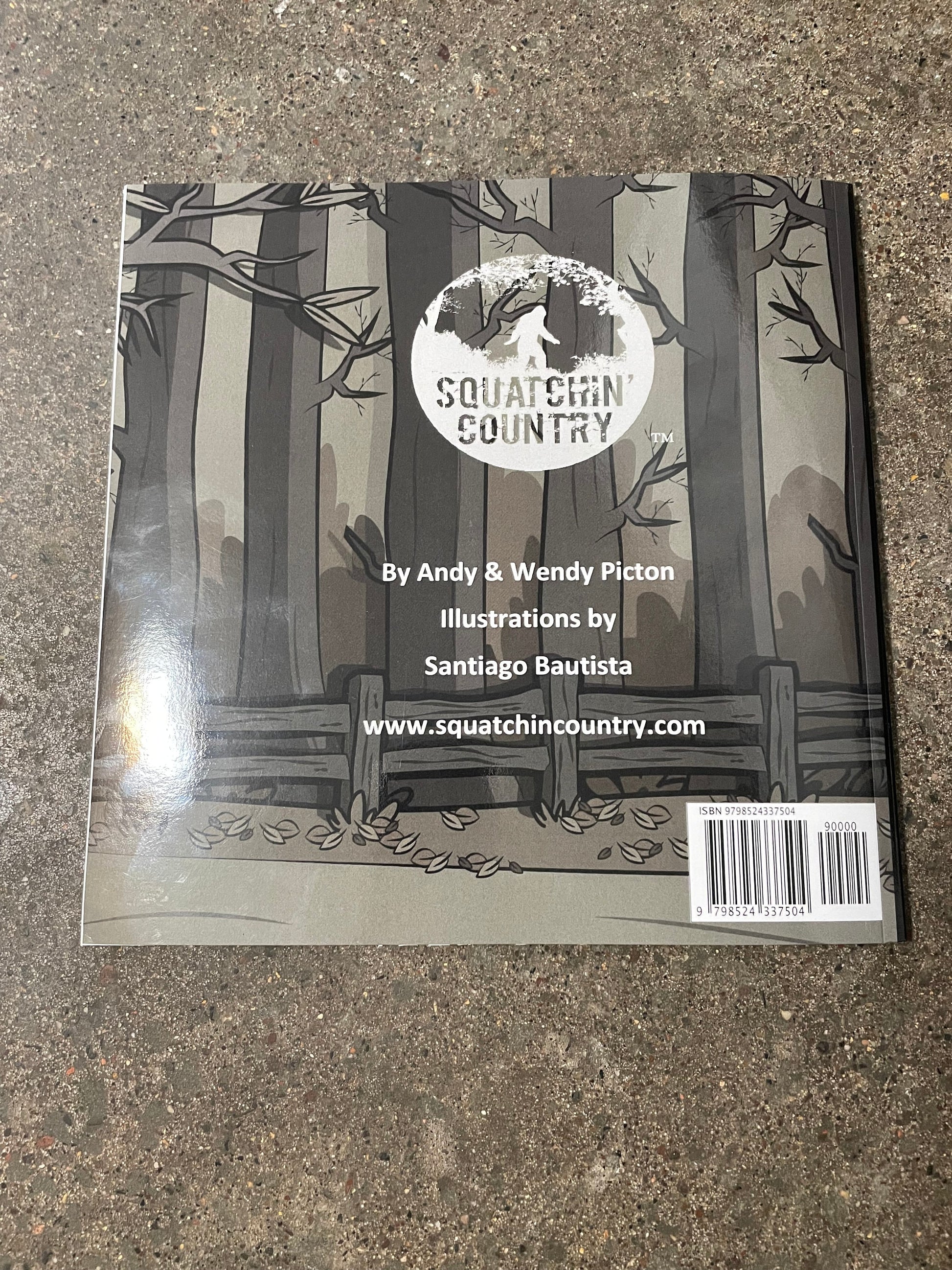 Sammie Squatch - It's Halloween! children's book about a young Bigfoot signed by authors - fast shipping!