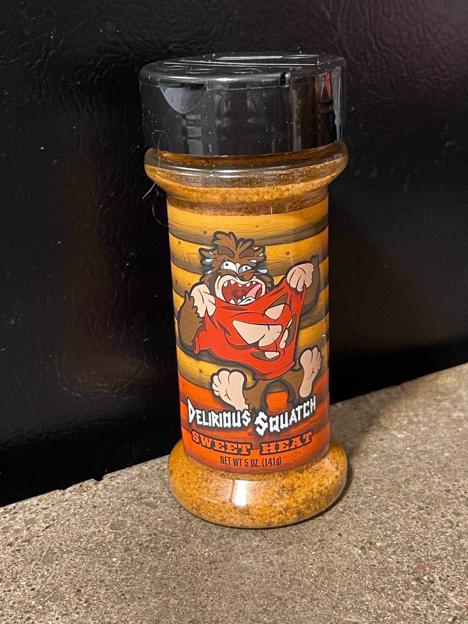 Delirious Squatch Sweet Heat seasoning from Squatchin' Country