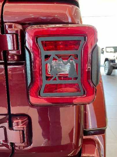 Dog paw taillight covers for Jeep Wrangler/Gladiator