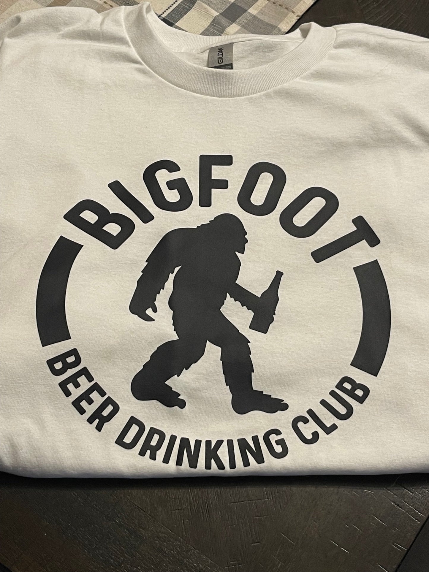 Bigfoot Beer Drinking Club t-shirt (white)