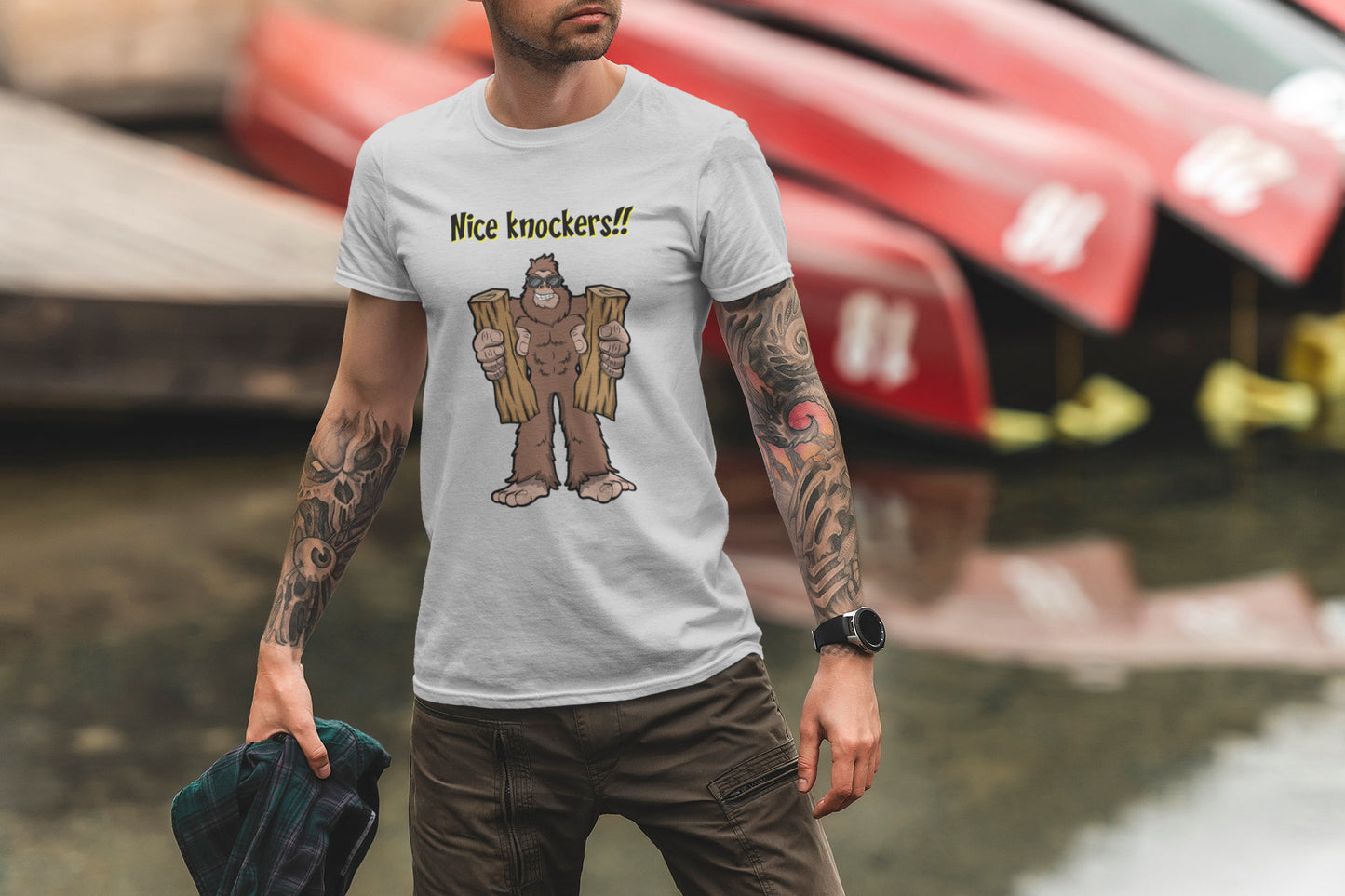 Bigfoot knockers t-shirt choose your design