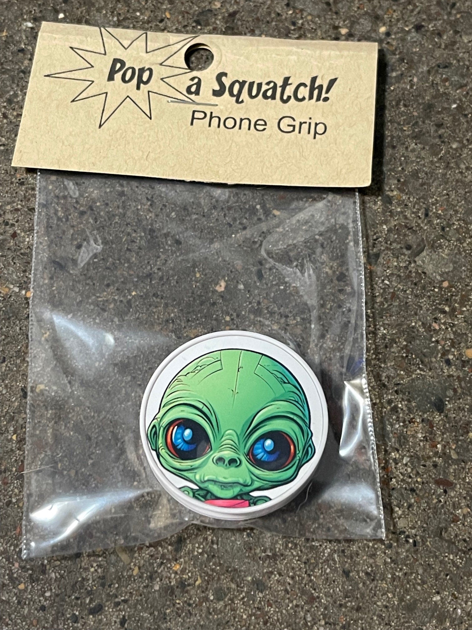 Pop a Squatch phone grip - choose your design or personalized!