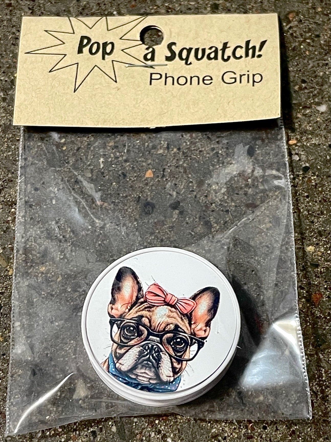 Pop a Squatch phone grip - choose your design or personalized!