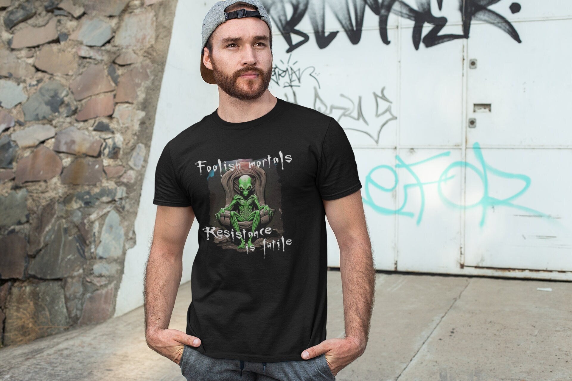 Foolish mortals resistance is futile tshirt