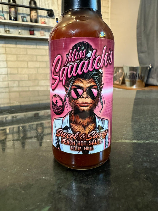 MIss Squatch&#39;s Sweet &Sassy Peach hot sauce