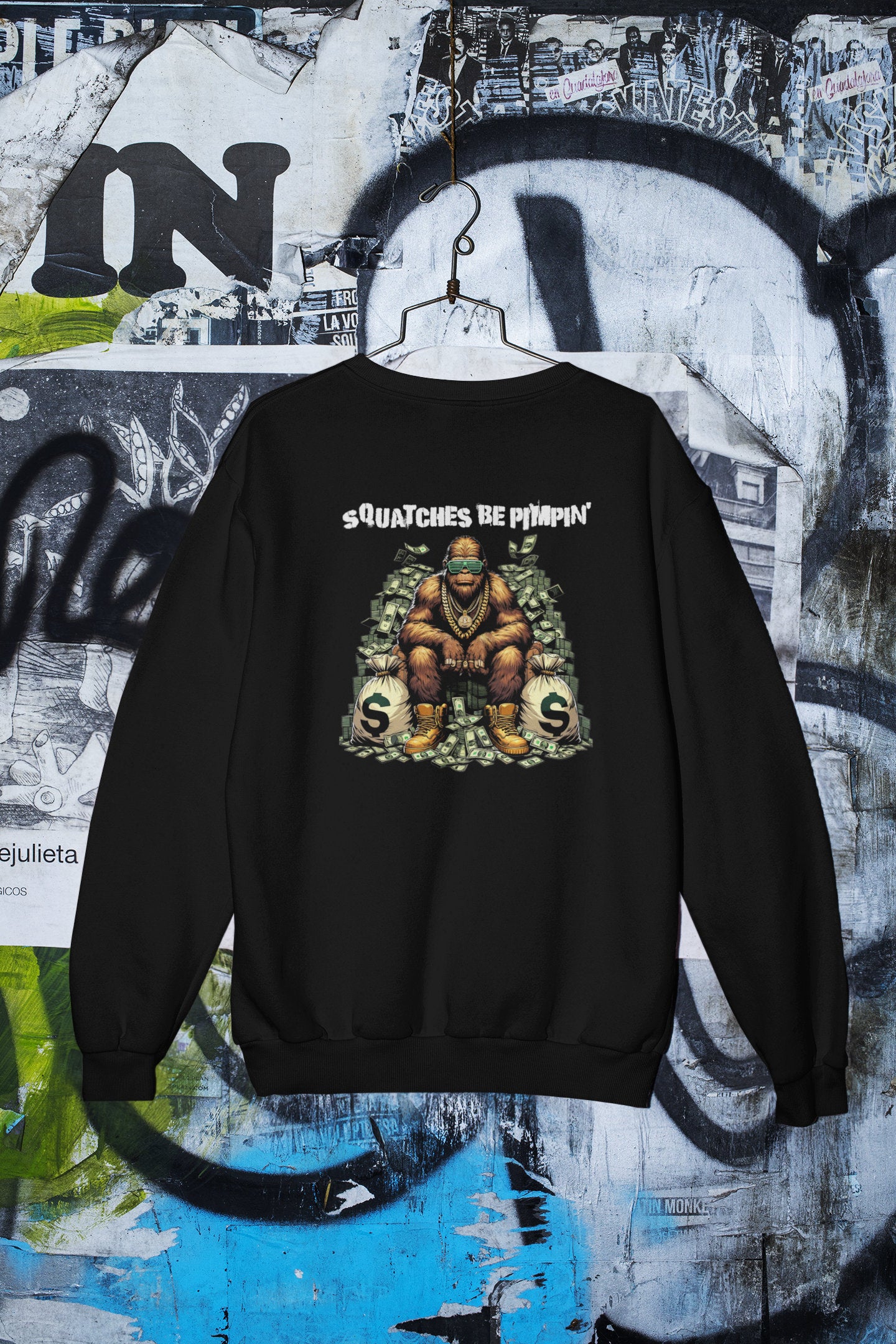 Squatches Be Pimpin' - tshirt - sweatshirt - hoodie