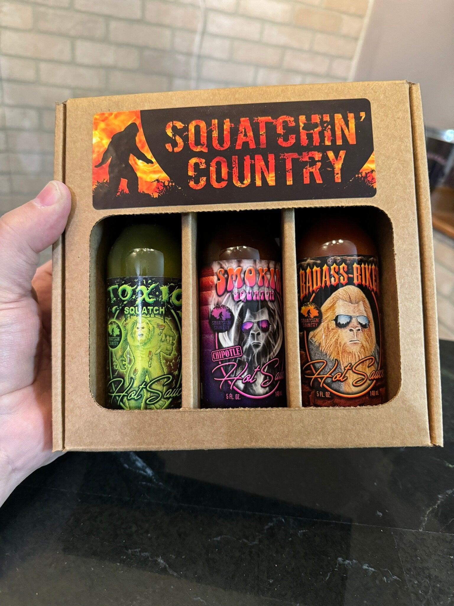 Squatchin' Country Hot Sauce 3 pack Gift set