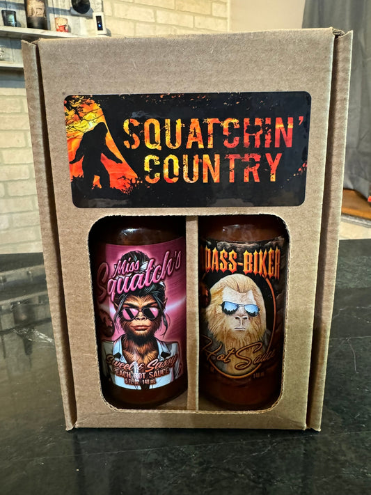 Squatchin' Country Hot Sauce 2 pack Gift set