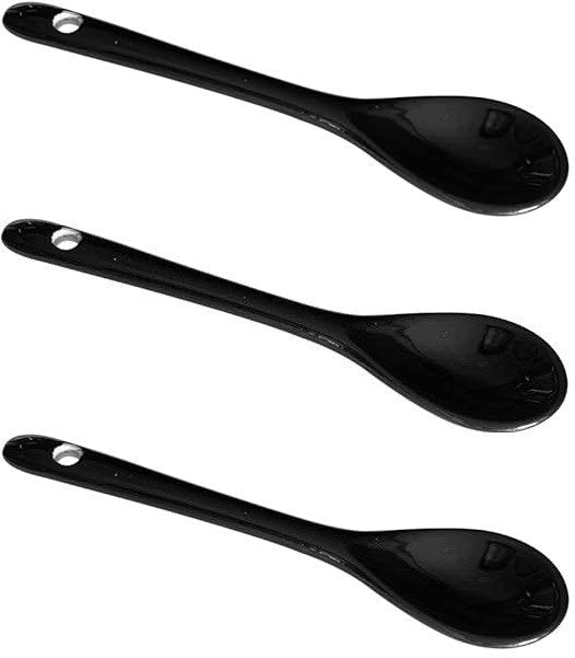 Replacement spoon for coffee or tea mug - ceramic for mug with hole in handle